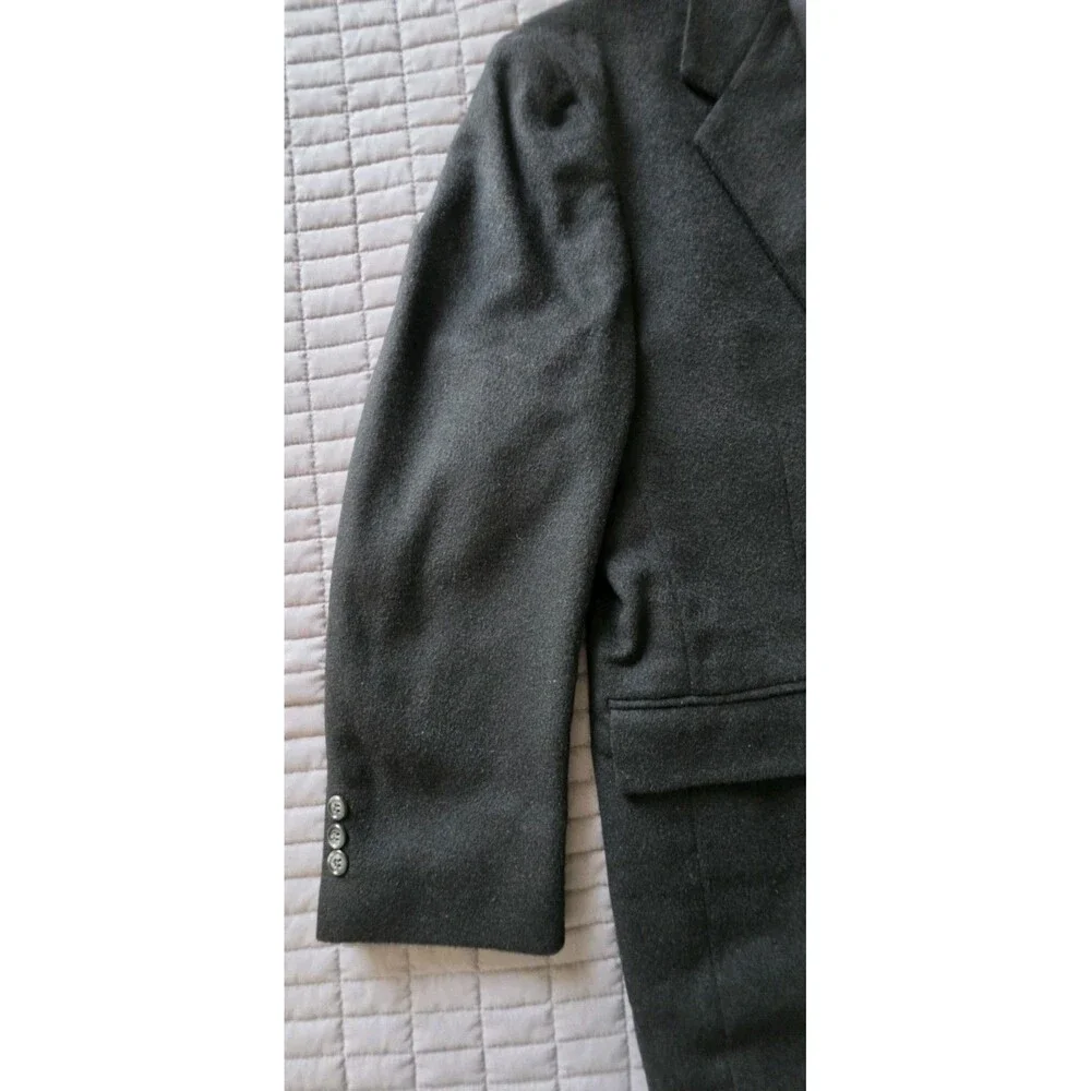 VTG Hunt Valley Black 100% Camel Hair Blazer Suit Jacket Men’s Size 46R USA Made